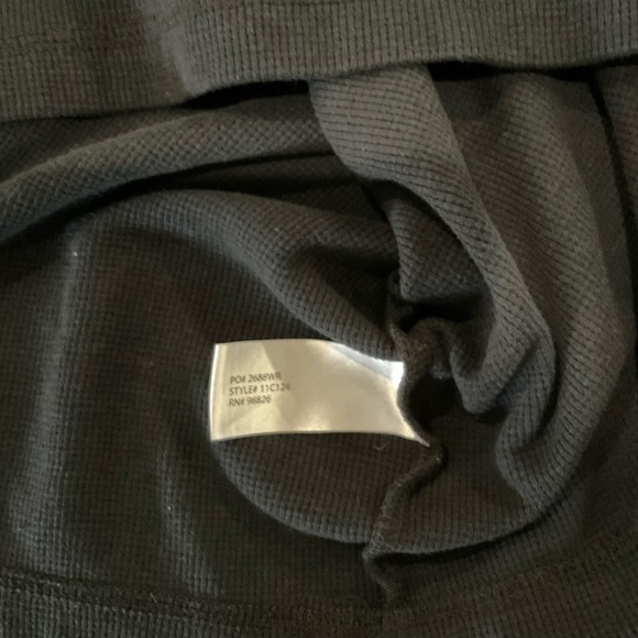 U.S. Polo Assn. Thermal Pullover Long Sleeve Crew Neck Solid Black Men’s Size Lg - Picture 8 of 10